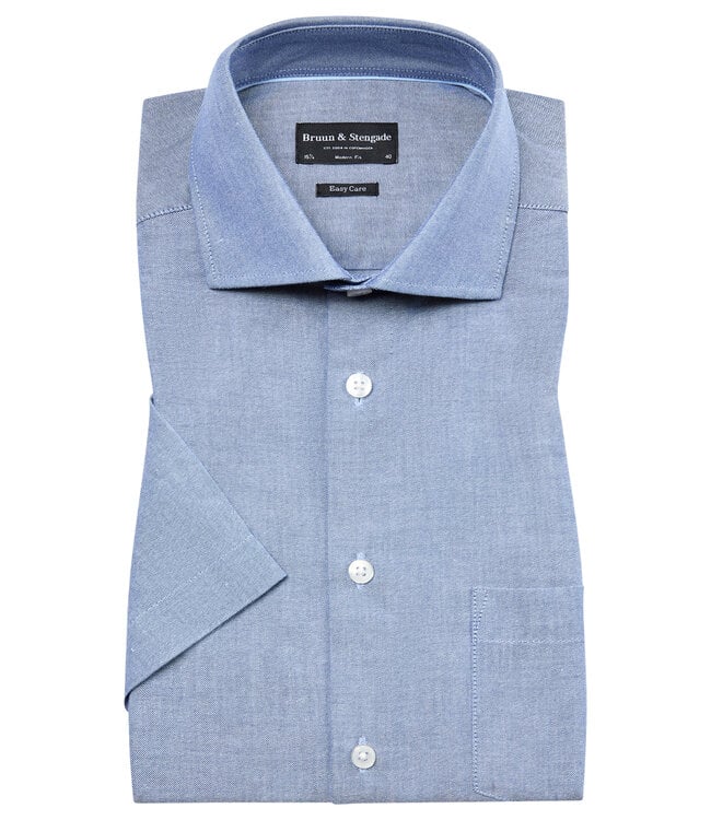 Modern Fit Blue Chambray Shirt