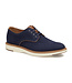 JOHNSTON & MURPHY Navy Upton Knit Wingtip Shoes