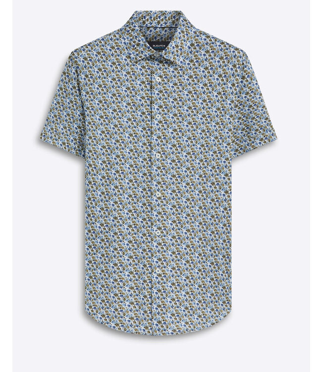 Modern Fit Blue Shell Shirt