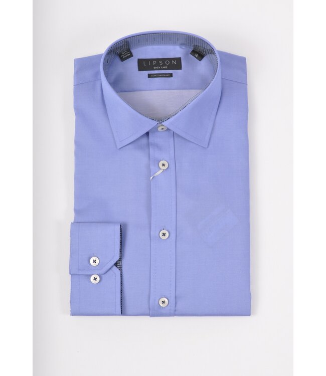 Modern Fit Blue Paisley Shirt - Benjamin's Menswear