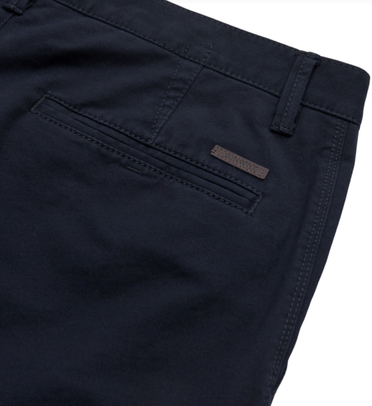 SUNWILL Modern Fit Navy Casual Pants - Benjamin's Menswear