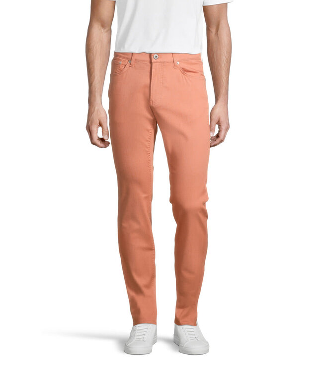 Slim Fit Peach 5 Pocket Pants