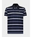 White Blue Striped Polo