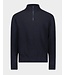 PAUL & SHARK Navy Cotton 1/4 Zip Sweater