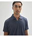 Navy Holder Open Collar Polo