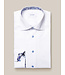 ETON Classic Fit White with Blue Button Shirt