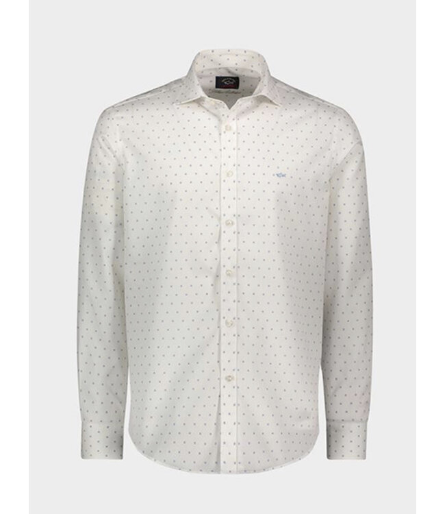 Classic Fit Off White Shirt