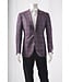 JACK VICTOR Modern Fit Mauve Blue Check Sport Coat