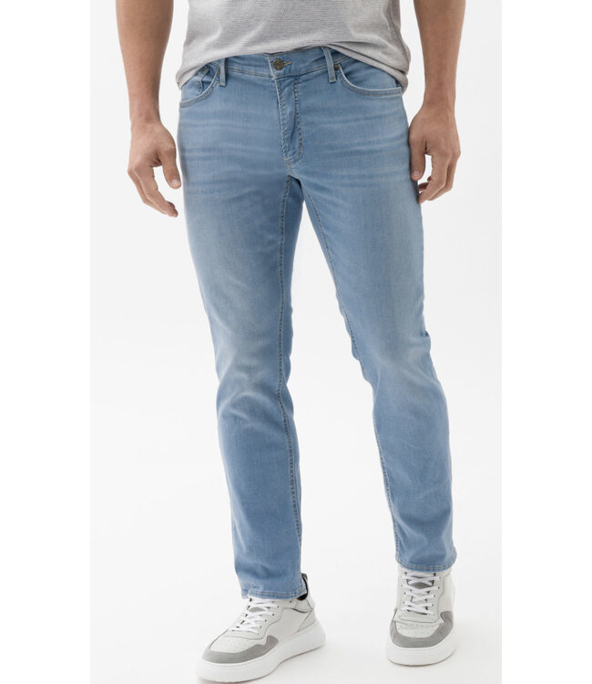 Men's Light Blue Slim Fit Stretch Pant