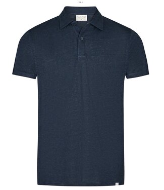 BRUUN & STENGADE Navy Akter Polo