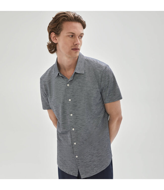Modern Fit Navy Whitner Knit Shirt