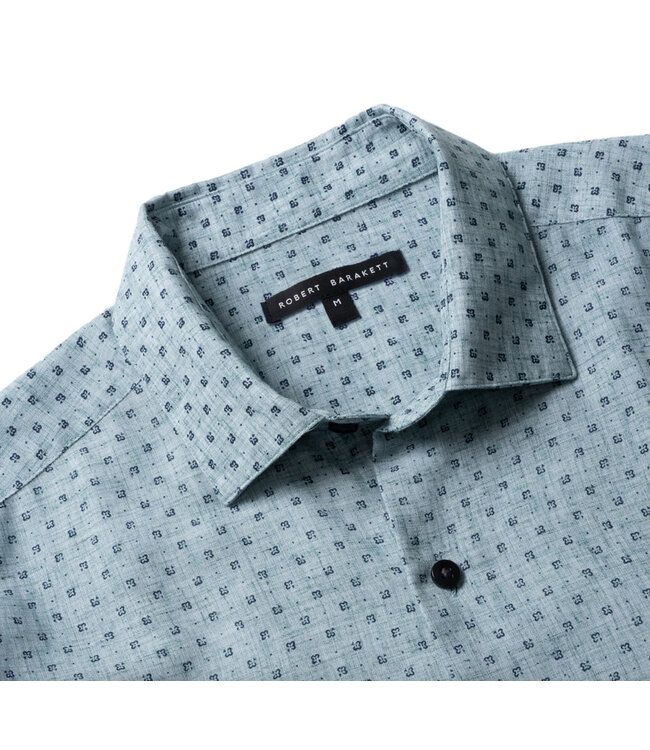 Modern Fit Green Livingstone Woven Shirt
