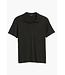 Black Basil Road Open Collar Polo