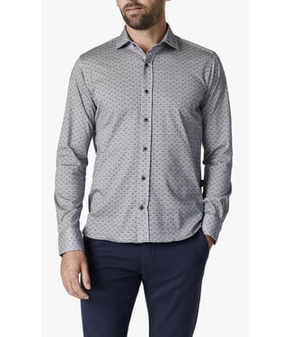 34 HERITAGE Modern Fit Leaf Design Shirt