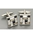 WEBER Square Austrian Crystals Cufflinks
