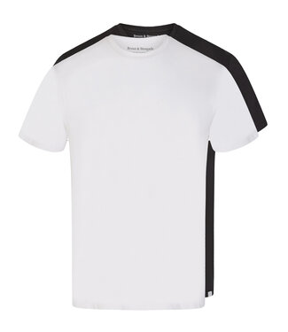BRUUN & STENGADE White and Black Antiqua T-Shirts