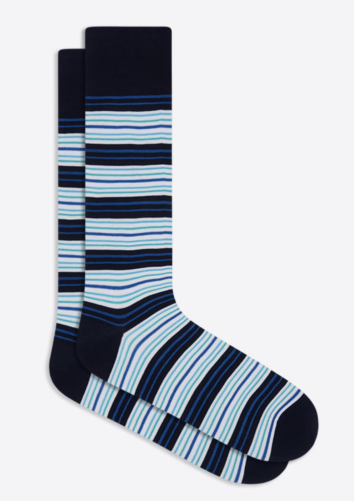 PIEDS RAYES - Striped Socks (NAVY / ECRU)