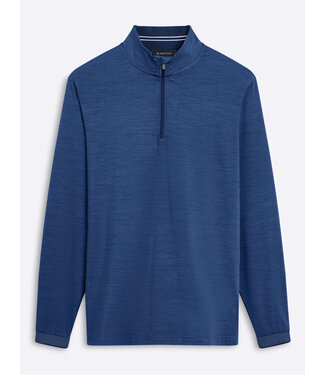 BUGATCHI Mid Blue 1/4 Zip