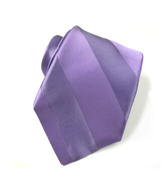 DION Purple Self Striped  Silk Tie