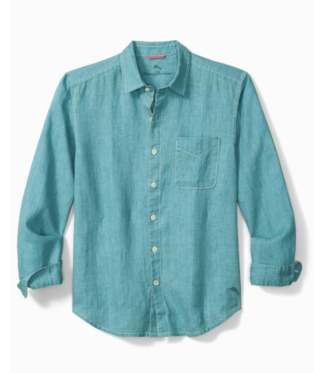 Classic Fit Sea Glass Blue Hot Spring Shirt