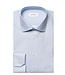 Slim Fit Blue Pattern Poplin Shirt