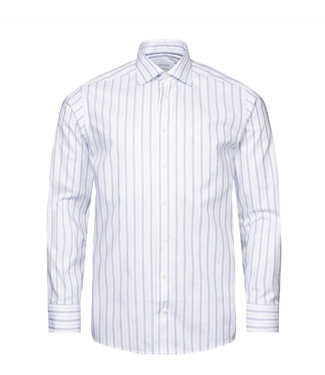 ETON Modern Fit Blue Stripe Oxford Shirt