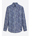 BUGATCHI Classic Fit Blue Floral Shirt