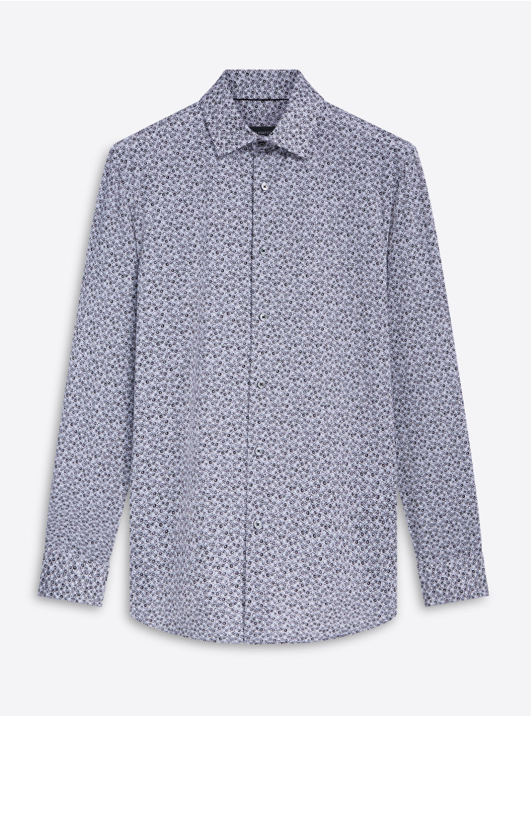 Bugatchi top black shirt
