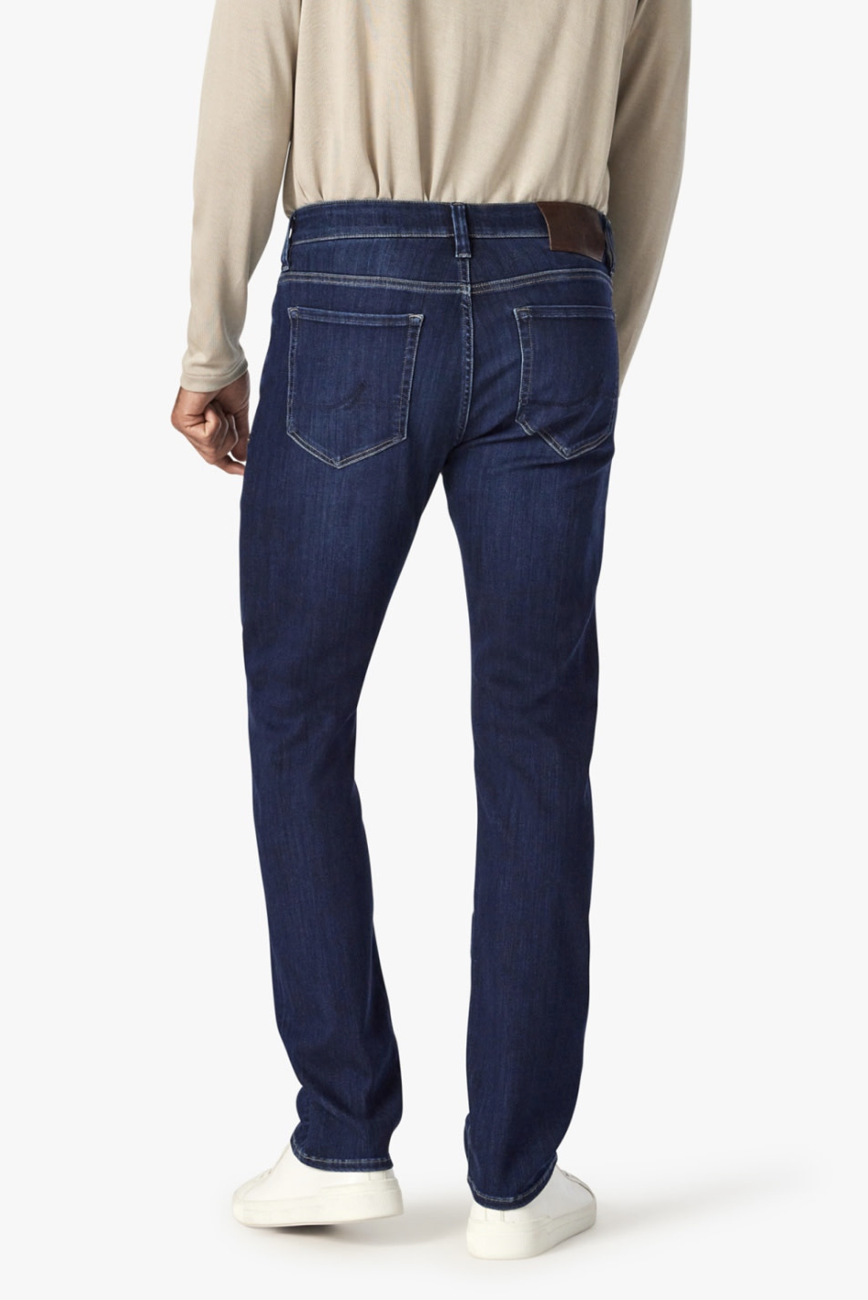 Slim Fit Dark Brushed Refined Jeans - Benjamin's Menswear