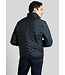 Navy Quilted Bomber Jacket