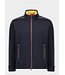Navy Cool Touch Wool Full Zip Sweater
