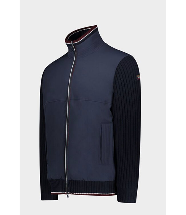 Navy Full Zip Sweater Jacket