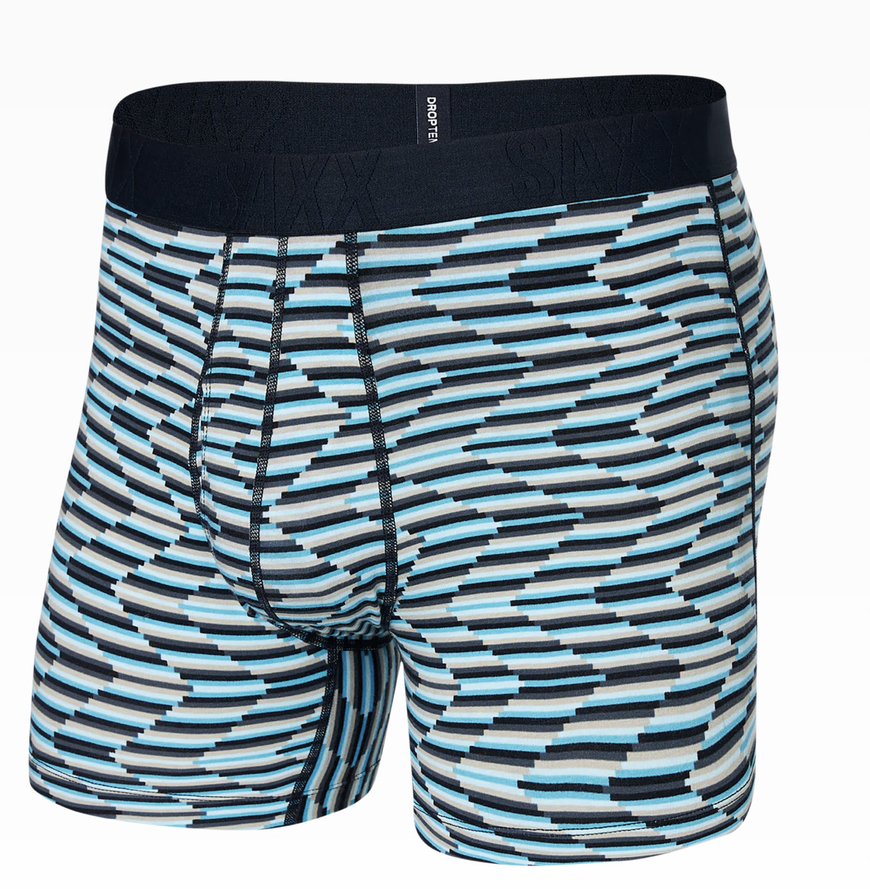 Slim Fit DropTemp Zig Zag Stripe Boxer Brief