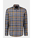 PAUL & SHARK Classic Fit Navy Cotton Plaid Shirt