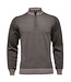 EMANUEL BERG Mocha 1/4 Zip Sweater