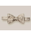 Taupe Floral Bow Tie