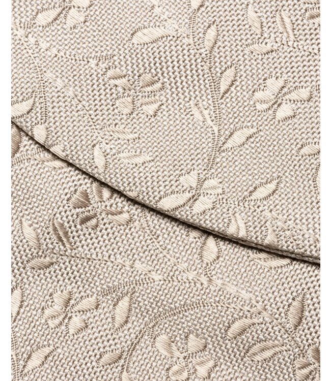 Taupe Floral Bow Tie