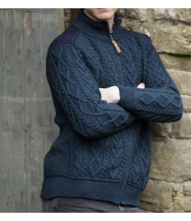 Navy clearance aran jumper