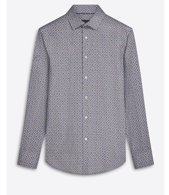 Modern Fit Air Blue Floral Shirt