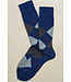 MARCOLIANI Royal Blue Argyle Socks