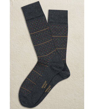 MARCOLIANI Charcoal Micro Stitch Socks