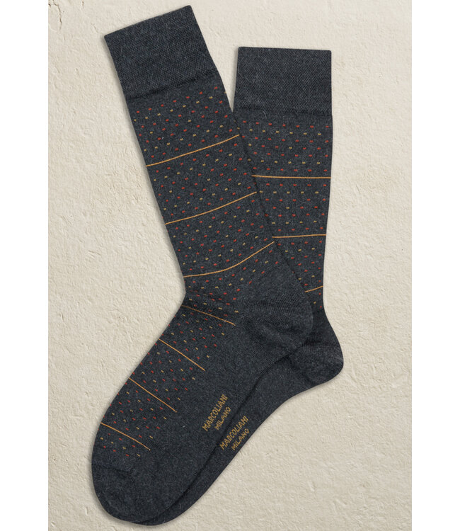 Charcoal Micro Stitch Socks