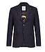 A FISH NAMED FRED Slim Fit Navy Small Block Sport Coat