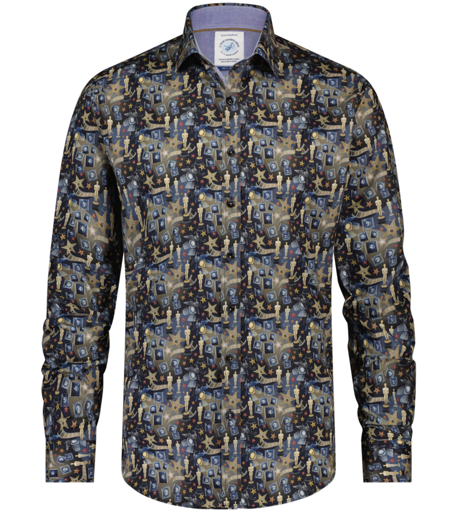 Modern Fit Navy Oscar Shirt