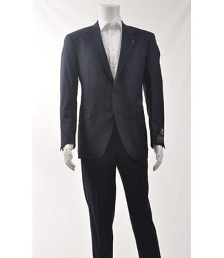 COPPLEY Classic Fit Navy Self Stripe Suit