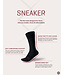 Black Striped Sneaker Socks
