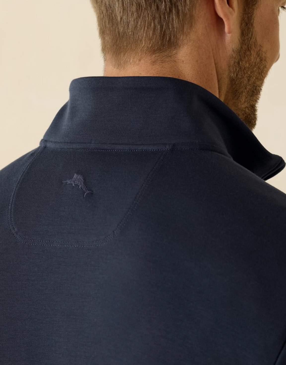 Navy Martinique 1/4 Zip Benjamin's Menswear