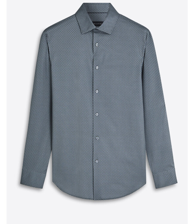 Modern Fit Khaki Pattern Shirt