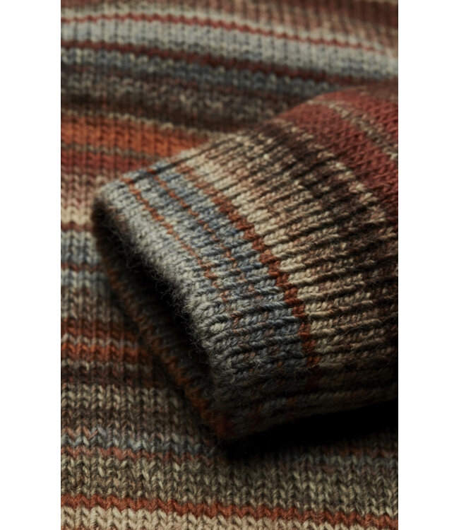 Multi Stripe Knit Sweater