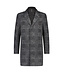 A FISH NAMED FRED Grey Check Overcoat